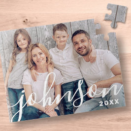 Moderne, eenvoudige foto voor afspeelbare Script Legpuzzel