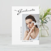 Moderne, eenvoudige foto voor elegant script | AFS Aankondiging (Staand voorkant)