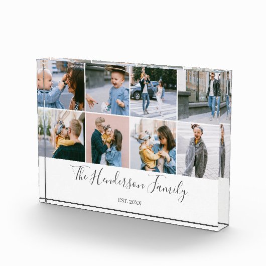 Moderne eenvoudige fotocollage fotoblokken (Rechts)