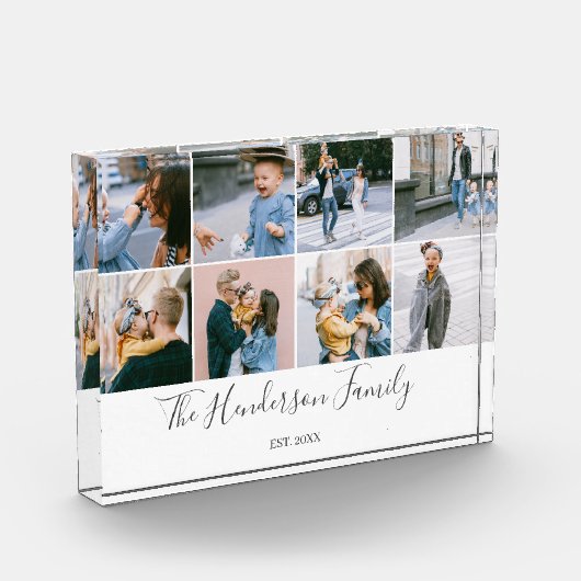 Moderne eenvoudige fotocollage fotoblokken (Links)