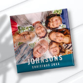 Moderne eenvoudige fotofeestdag voor moderne grafi magneet