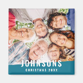 Moderne eenvoudige fotofeestdag voor moderne grafi magneet (Voorkant)