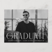 Moderne Eenvoudige Fotogradatie Partij Uitnodiging Briefkaart (Voorkant)