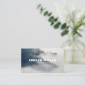 Moderne eenvoudige fotografie minimalistisch Profe Visitekaartje (Staand voorkant)