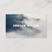 Moderne eenvoudige fotografie minimalistisch Profe Visitekaartje (Voorkant)