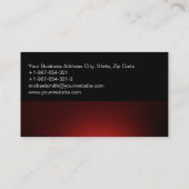 Moderne eenvoudige fotografie-Visitekaartje Visitekaartje (Achterkant)