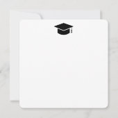 Moderne eenvoudige fotoklasse van 2024 afstuderen aankondiging (Achterkant)