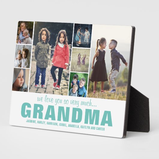 Moderne, eenvoudige fotokleuren, aangepaste kleinm fotoplaat (Zijkant)