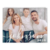 Moderne eenvoudige foto's van afspeelbare Script-s Kalender (Hoes)