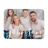 Moderne eenvoudige foto's van afspeelbare Script-s Magneet (Horizontaal)