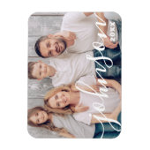 Moderne eenvoudige foto's van afspeelbare Script-s Magneet (Verticaal)