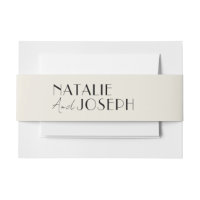 Moderne eenvoudige Franse unieke grillige bruiloft