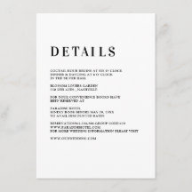 Moderne, eenvoudige, frisse Kaart - Hochzeit Enclo