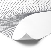 Moderne, eenvoudige, futuristische illustratie van poster (Hoek)