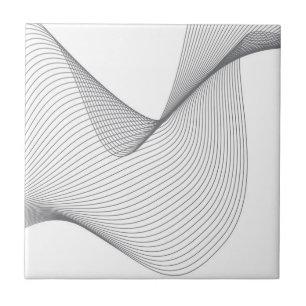 Moderne, eenvoudige, futuristische illustratie van tegeltje