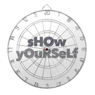 Moderne, eenvoudige, gedurfde, stedelijke Show Dartbord