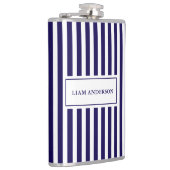 Moderne Eenvoudige Gepersonaliseerde Verticale Ges Heupfles (Rechts)