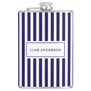 Moderne Eenvoudige Gepersonaliseerde Verticale Ges Heupfles