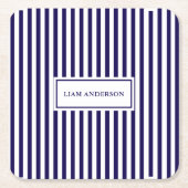 Moderne Eenvoudige Gepersonaliseerde Verticale Ges Kartonnen Onderzetters (Voorkant)