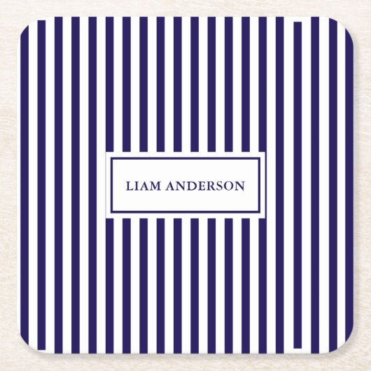 Moderne Eenvoudige Gepersonaliseerde Verticale Ges Kartonnen Onderzetters (Voorkant)