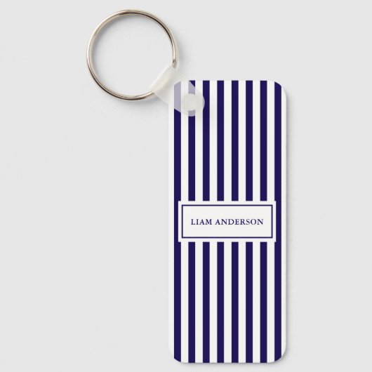 Moderne Eenvoudige Gepersonaliseerde Verticale Ges Sleutelhanger (Voorkant)