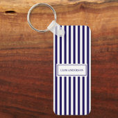 Moderne Eenvoudige Gepersonaliseerde Verticale Ges Sleutelhanger (Voorkant)