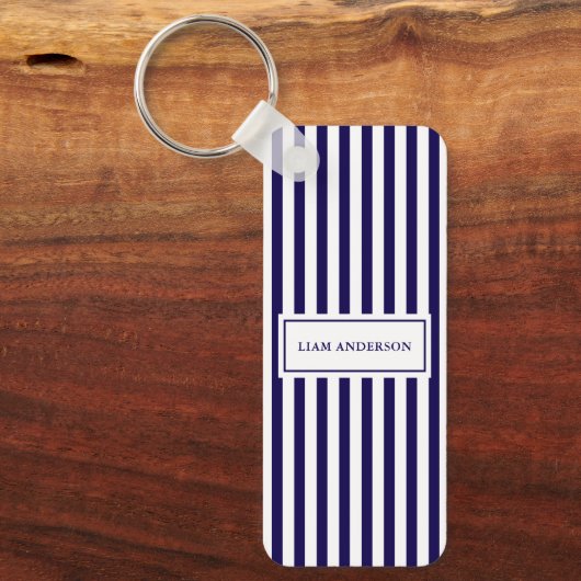 Moderne Eenvoudige Gepersonaliseerde Verticale Ges Sleutelhanger (Voorkant)