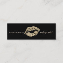 Moderne eenvoudige glitter lips, makende artiest