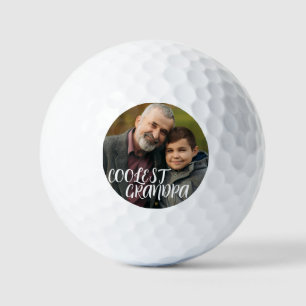Moderne Eenvoudige Golfer Opa Coole Sport Cadeau Golfballen