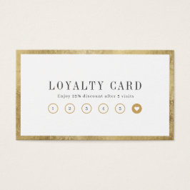 Moderne, eenvoudige gouden bankkaart visitekaartje