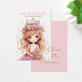 Moderne eenvoudige gouden sieraden oorbel display  visitekaartje (Bureau)