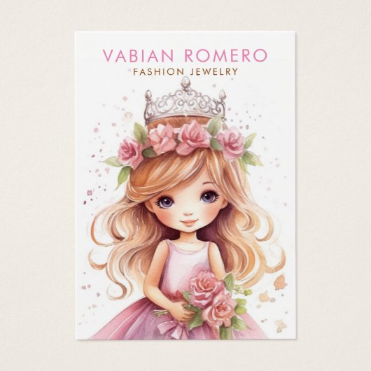 Moderne eenvoudige gouden sieraden oorbel display  visitekaartje (Voorkant)