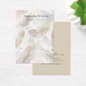 Moderne Eenvoudige gouden sieraden oorbel display  Visitekaartje (Bureau)