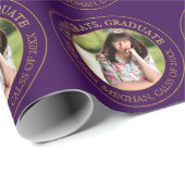 Moderne Eenvoudige Gouden Typografie Afstudeerder  Cadeaupapier (Rol Hoek)