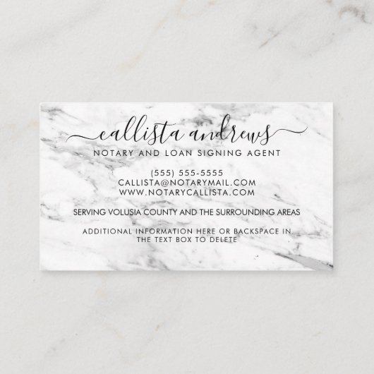 Moderne eenvoudige goudkleurige fontein visitekaartje (Achterkant)