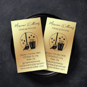 Moderne eenvoudige goudmetaalreinigingsdiensten lo visitekaartje