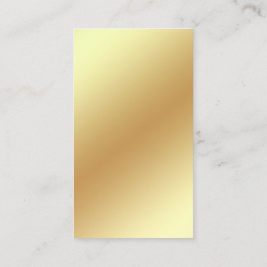 Moderne eenvoudige goudmetaalreinigingsdiensten lo visitekaartje (Achterkant)