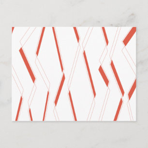 Moderne, eenvoudige grafische kunst voor het onttr briefkaart