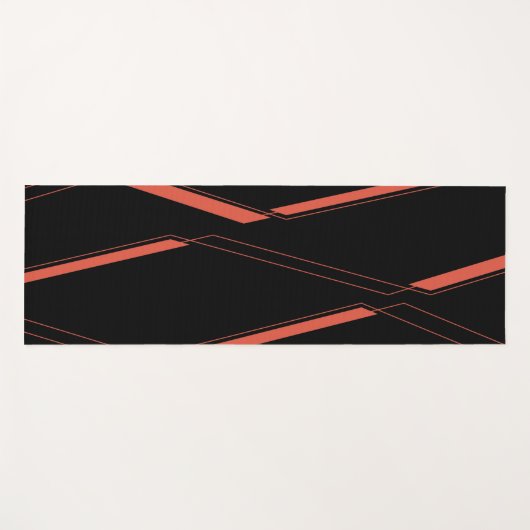 Moderne, eenvoudige grafische kunst voor het onttr yogamat (Voorkant (horizontaal))