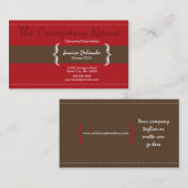 Moderne eenvoudige grafische Visitekaartje 4 (Voorkant / Achterkant)