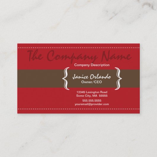 Moderne eenvoudige grafische Visitekaartje 4 (Voorkant)