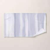 Moderne, eenvoudige grijze streep bad handdoek (Handdoek)
