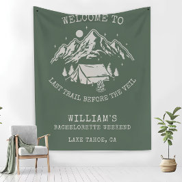 Moderne Eenvoudige Groene Kamp Bachelorette Feest Fleece Deken