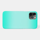 Moderne Eenvoudige groene Turquoise Verloopkleur Case-Mate iPhone Case (Achterkant (horizontaal))