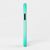 Moderne Eenvoudige groene Turquoise Verloopkleur Case-Mate iPhone Case (Achterkant/rechts)
