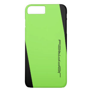 Moderne Eenvoudige Groene/Zwarte Streep Gepersonal Case-Mate iPhone Case