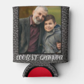 Moderne Eenvoudige Grootvader Schattige Cool Gift Blikjeskoeler (Voorkant)