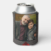 Moderne Eenvoudige Grootvader Schattige Cool Gift  Blikjeskoeler (Blikje Achterkant)