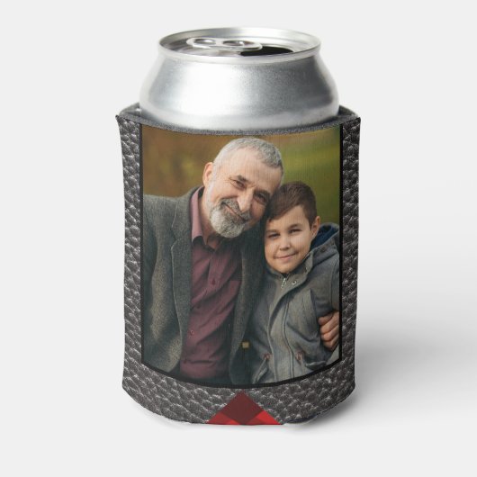 Moderne Eenvoudige Grootvader Schattige Cool Gift  Blikjeskoeler (Blikje Achterkant)