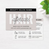 Moderne Eenvoudige haaruitgangen nazorg Kaart (Bureau)